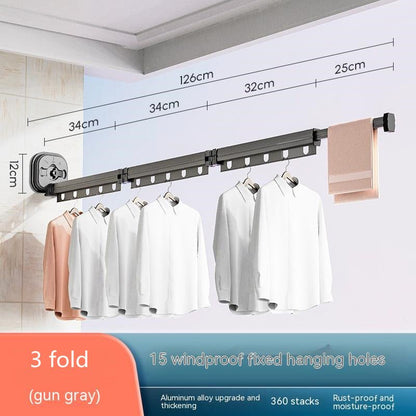 Folding Clothes Hanger Indoor Home